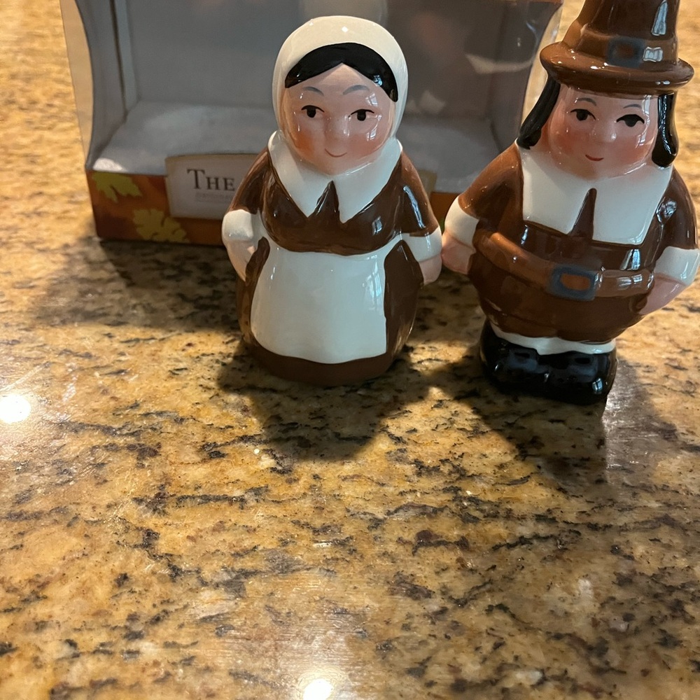 Pilgrim Salt and Pepper Shakers - Picture 1 of 2
